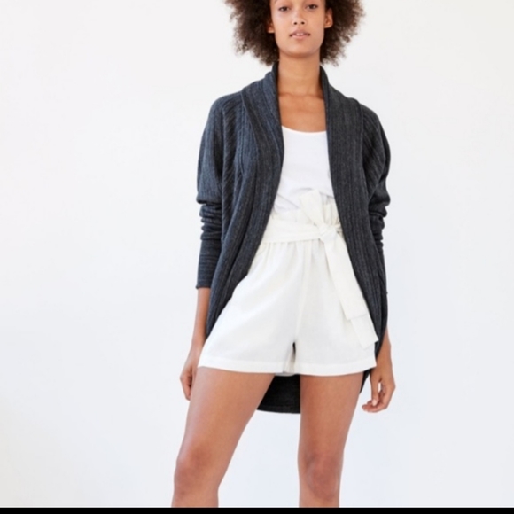 Wilfred Sweaters - Aritzia brand: Wilfred Diderot Cocoon Cardigan Size XS, Salt N Pepper color